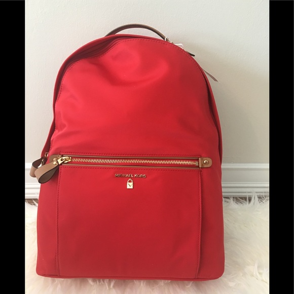 Michael Kors Handbags - NWT Michael Kors Nylon Kelsey LG Backpack